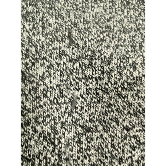 H&M Gray Black White Ribbed Wool Blend Long Sleeve Pullover Sz Med Casual - Picture 7 of 10